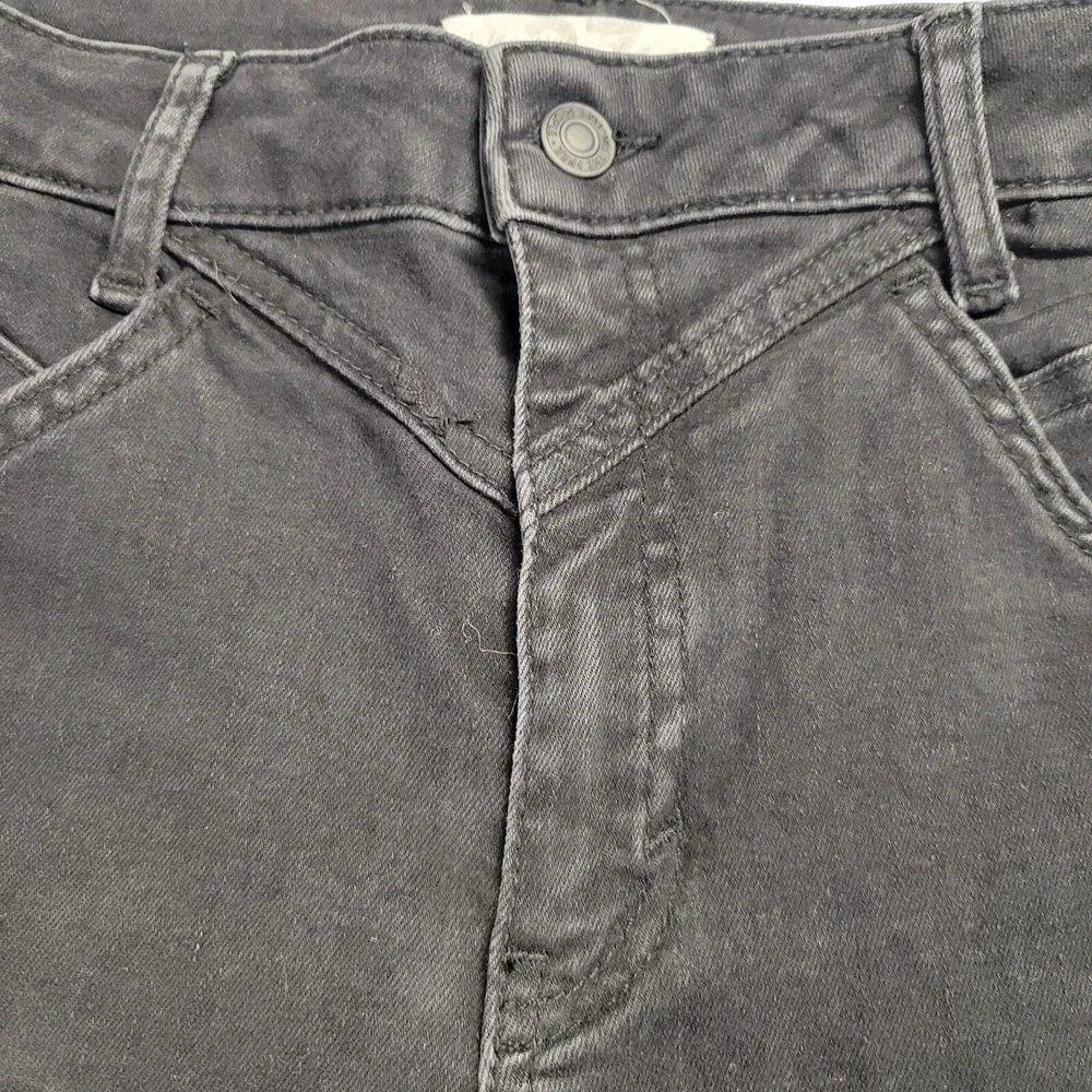 We The Free Free People Black Slim Straight Yoke Front Jeans Size 27